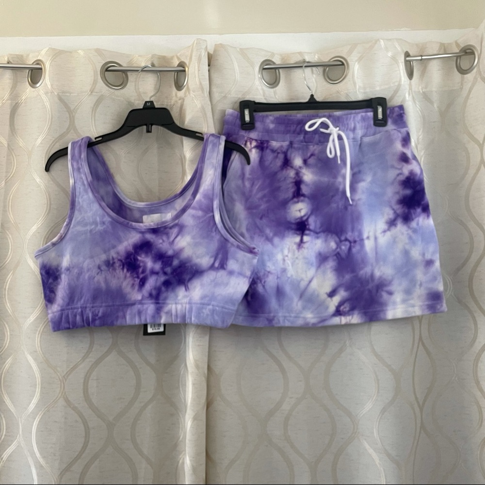 Tie Dye Top & Skirt NWTS
